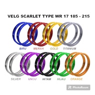 Scarlet 185 aluminum rims/215-17 spoke rims/ alloy rims