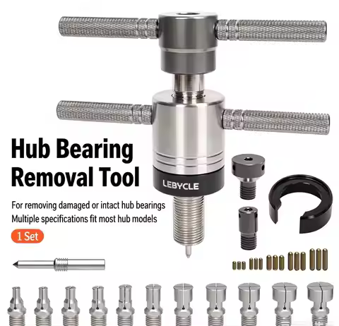 for Bicycle Hub Bearing Removal Tool Bike Hub Tower Base Removal Extractor Puller Tool Professional 