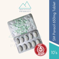 SM Paracil 650mg Tablet 10's *Paracetamol*