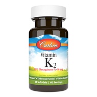 Carlson - Vitamin K2 MK-7 (Menaquinone), 90 mcg, Bone Support, Calcium Bioavailability, K2 Vitamin, 