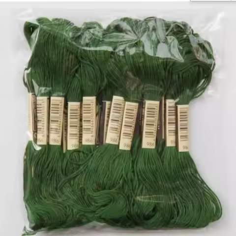 10PCS/LOL Set Cross Stitch Thread Embroidery Floss For Beginners DIY Craft Bracelet Craft8M Skein No