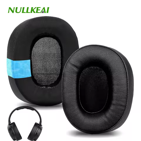 Nullkeai Replacement Ear Cushion for Awei A780BL A950BL Headphone Earpads Sleeve Pad Earmuffs Headba