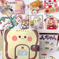 TOPABCME Waffle Quiet Book, Paper Bread Cartoon Busy Book, Dress-up Material Handmade Toy Colorful C