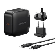 JSAUX 65W USB C Universal Wall Charger for Nintendo Switch 2 ROG Ally Steam Deck Tablet Laptop Phone