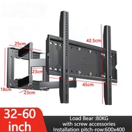 Retractable TV Wall Bracket 42-90Inch Heavy Duty Tilt Adjustable LED LCD Wall Mount TV Bracket