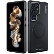 Wsken S25 Ultra Matte เคสสำหรับ Samsung Galaxy S25 Ultra/S24 Ultra/S23 Ultra เคสแม่เหล็กสำหรับ Magne