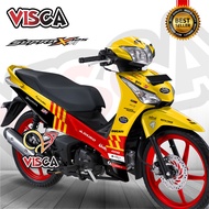 Decal Supra X 125 HELM IN Modif Keren Stiker Supra X 125 Fi Full Body Stiker Supra X HELM IN Full Bo