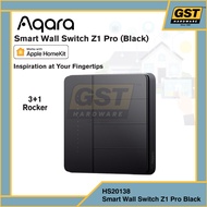 Aqara Z1 Pro Smart Wall Switch Black (Single / Double / Triple / 3+1 Rockers) HS20135 / HS20136 / HS