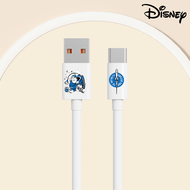 Disney QS-S01 data cable IOS mobile phone 2.4A security Type-c fast charging 66W charging cable USB