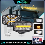 DVISUV 10 INCH Lori Jumbo320 LED Sportlight Jumbo Led Light 10 Inch 12v-60v Lampu Spotlight Led Fog 