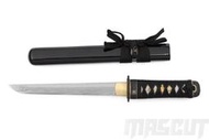 【原型軍品】全新 II ZS-624小武士/花紋鋼(黑)-小武士刀