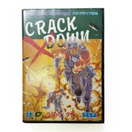 世嘉 SEGA MD Crack Down 日版 箱説齊 MEGA DRIVE game 中古 懷舊 電視遊戲