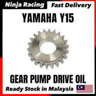 ORIGINAL YAMAHA YSUKU Y15ZR Y15 ZR Y15Z V1 V2 / Y16ZR Y16 ZR GEAR PUMP DRIVE OIL PUMP GEAR IRON ORIG