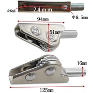 180 Degree Rotating Lazy Folding Sofa Hinge 180 Degree Joint Hinge Fishing Chair Backrest Adjuster F