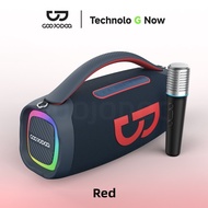 GOOJODOQ 6000mAh Bluetooth Speaker Wireless Shocking 50W Stereo + RGB Lighting Effects Suitable for