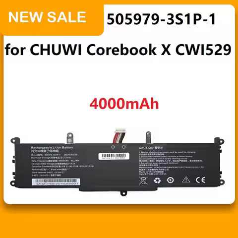 ZRTZ 4000mAh 505979-3S1P-1 Battery for CHUWI Corebook X CWI529