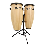 CMC 603 กลองทอมบ้า CMC CM 603 Conga with Stand กลองคองก้า ลายไม้ / อะไหล่ดำ / พร้อมขาตั้งปรับระดับ M