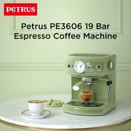 Petrus Coffee Maker Espresso Coffee Machine 19 Bar Cappuccino Machine With Milk Frothing Steam Wand 