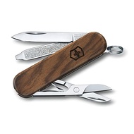 VICTORINOX Classic SD Wood Swiss Army Knife Multi-Functional Knife for Outdoor Camping with Scissors