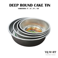 DEEP ROUND CAKE TIN/ LOYANG/ LOYANG CAKE/ 7 /8 /9 /10 /LOYANG BULAT