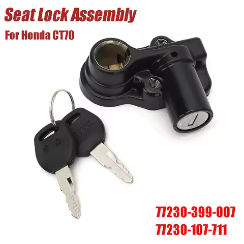 Reproduction Seat Lock Assembly For Honda CT70 MT125 CB400/500/550/650/750 GL1100 CB125S CB400F CB50