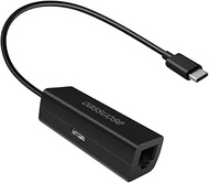 Oassuose Ethernet Adapter for chromecast with Google tv,USB C to Ethernet Adapter with Charging Port