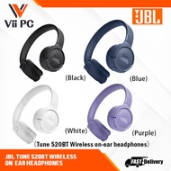 JBL Tune 520BT Wireless On-Ear Headphones Pure Bass Sound Bluetooth 5.3 Technology Up to 57H Battery Life