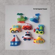 Flannel transportation educational toys