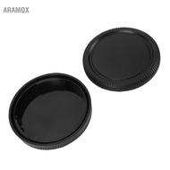 Aramox Diyeeni 2-Pack G Mount Body Cap & Rear Lens Cover for Fuji GFX50S GFX50R GFX100S 100II GFX Ca