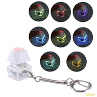 Lidu12 Silicone Cats Paws Switches Tester Keychain Keyboard Keycap Testing Kit Stress Relief