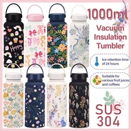 MODOFO 1000ml 304 Stainless Steel Vacuum Thermos for Kid Hot and Cold Tumbler Leak-Proof for Kids ta