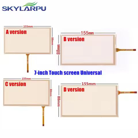 Skylarpu 6.2"Inch 155mm*88mm 4 wire Resistive Touch For HSD062IDW1-A00 Car DVD Navigation Touch Scre