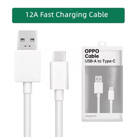 OPPO 12A Fast Charging Cable 100W 80W 65W Type C Supervooc For OPPO Find N5 X9 X5 X6 X3 A6 F31 Reno1