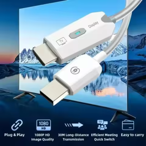 5.8GHz Anti-Interference Wireless HDMI-Compatible 1080P@60Hz Low Latency Support 8 TX to 1 RX for Me