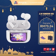 Amgras Eternity Ⅳ Major Smart Screen earphone Bluetooth Wireless Earbud EQ adjustment Spatial Audio 