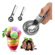 Ice Cream Scoops Stacks Stainless Steel Ice Cream Digger Non-Stick Fruit Ice Ball Maker Watermelon I