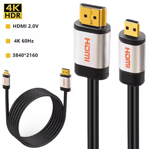 Fiber Optic Hdmi Cable Micro D Hdmi A V2.0 4k Hd Data Line 8k Display Computer Tv Cable 60hz Noteboo