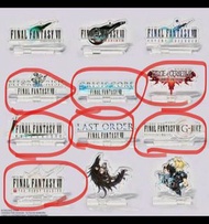 Final fantasy vii rebirth ff7 太空戰士七 一番賞 logo acrylic stand