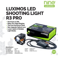 MATA LUXIMOS 2PCS 1-Eye 60 Watt Spotlight 3 Colors Translucent Fog & Rain + Fan Blue Lens Laser R3PR