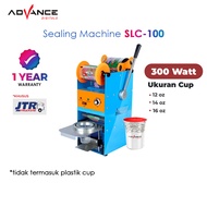 mesin press manual gelas plastik Advance SLC-100 manual Cup Sealer Sealing Machine size 121416 OZ