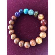 Raja Kayu + 7 Cakra crystal batu asli