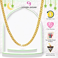Emas Jaguar (4.21 g) GJ Rantai Leher Necklace Papan 0.2 50cm 24K Gold Plated Jewellery (416500201)