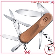 VICTORINOX Evolution Wood 14 Swiss 　 Knife Multipurpose Knife Trekking Hiking Mountaineering Equipme