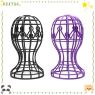 NEXTSG Wig Accessories Wig Stand Holder Foldable Wig Stand Hat Cap Storage Rack