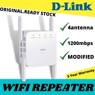 {D-Link} 5Ghz WiFi Repeater WiFi Extender Wireless WiFi Booster Wi Fi Amplifier 2.4G 5G 1200Mbps Lon