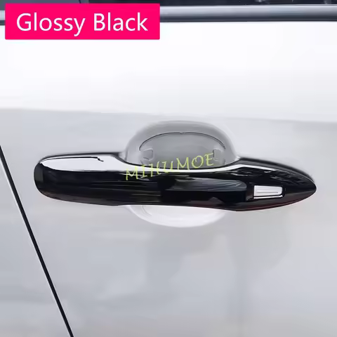 Glossy Black Keyless Door Handle Strip Cover Trims For Toyota Camry Corolla Cross Sport bZ4X Venza S