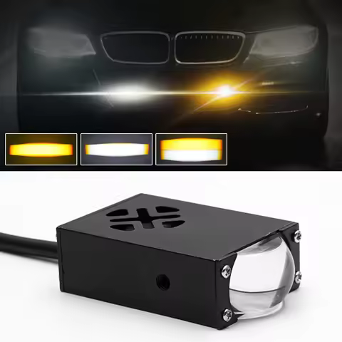LED Car Headlight Bumper Fog Lamps Projector Lens Work Light Driving Headlight Auxiliary Lights For 