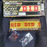 100% MADE IN JAPAN ~ DID RACING 428 GOLD CHAIN HD Original Hologram x 120L > 132L FULL GOLD HEAVY DU