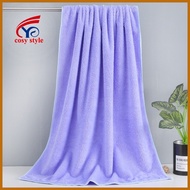 ┬ ♙ └ Pure cotton solid color bath towel microfiber for adult tuwalya bath towel makapal cotton  4.