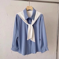 Atasan SAILOR TOP Blouse Katun Wanita -01 Atasan blouse wanita sailor